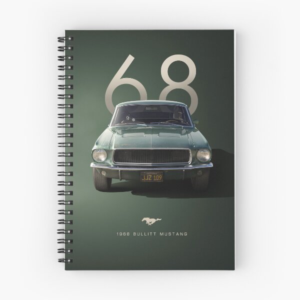 Item preview, 1968 Bullitt Mustang designed and sold by Lucy Goosy Art.