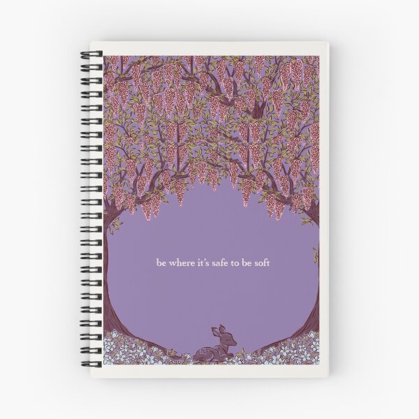 Item preview, “Be Where It’s Safe to Be Soft” Quote | Positive Affirmation Wall Art Poster designed and sold by Poeticrituation.