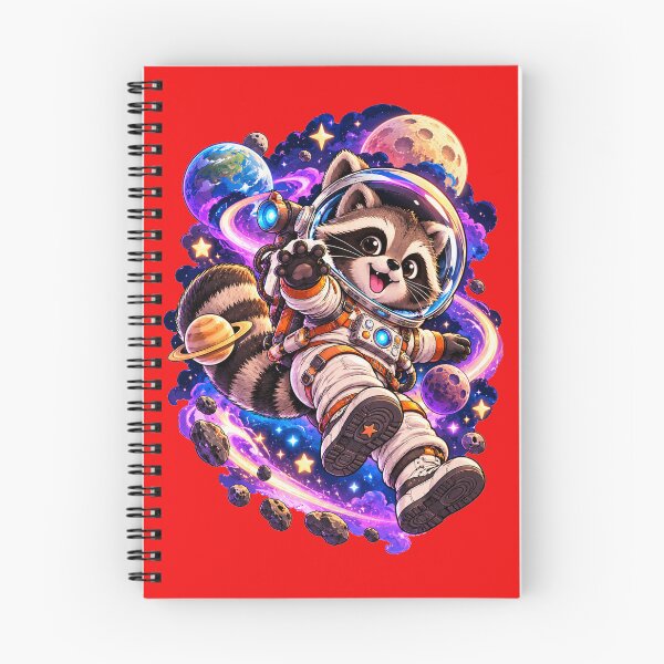 Item preview, Cute Raccoon Astronaut Space Animal Fantasy Art designed and sold by SHRETAM CO..