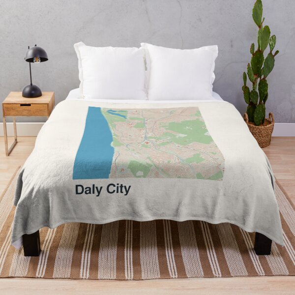 Item preview, Daly City Minimalistic Map Art designed and sold by MapsNerd.