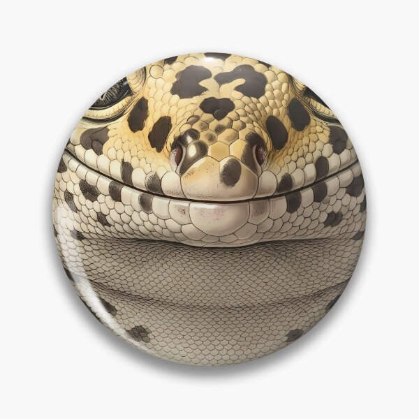 Item preview, Vintage Naturalist Leopard Gecko Portrait — Antique Reptile Art designed and sold by Catch333.