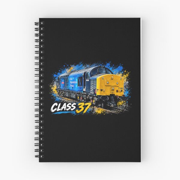Item preview, Class 37 – British Diesel Power | Blue & Yellow Railway Art designed and sold by philpace.