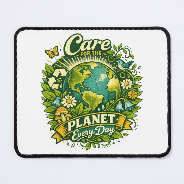 Item preview, Care for the Planet Every Day Eco Friendly Earth Day Environmental Design designed and sold by inkoutninja.