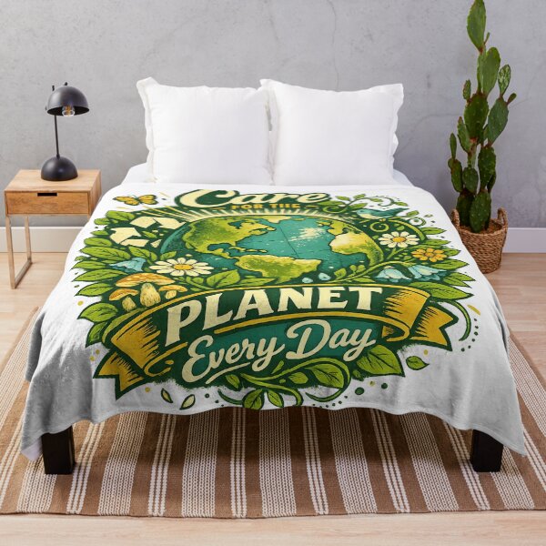 Item preview, Care for the Planet Every Day Eco Friendly Earth Day Environmental Design designed and sold by inkoutninja.