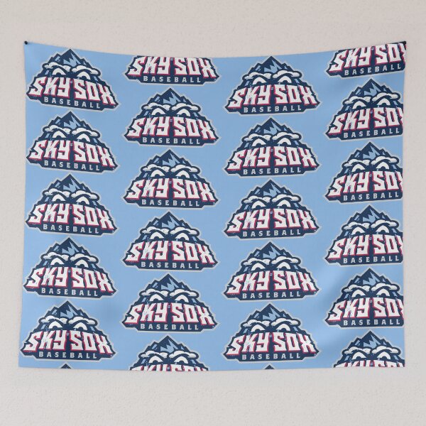Aperçu de l'œuvre Colorado Springs Sky Sox - Ballon de baseball vintage (ancienne version) créée et vendue par Ryan Jay Cruz.