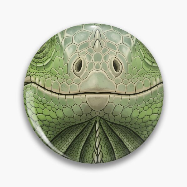 Item preview, Vintage Naturalist Green Iguana Portrait — Antique Reptile Art designed and sold by Catch333.