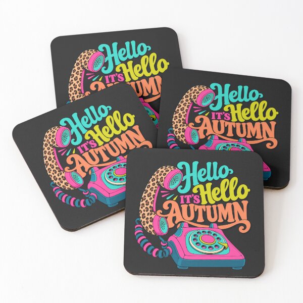 Item preview, Hello Hello It’s Autumn – Retro Leopard Phone designed and sold by Aimetoi.