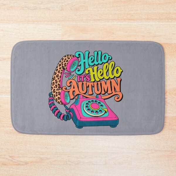 Item preview, Hello Hello It’s Autumn – Retro Leopard Phone designed and sold by Aimetoi.