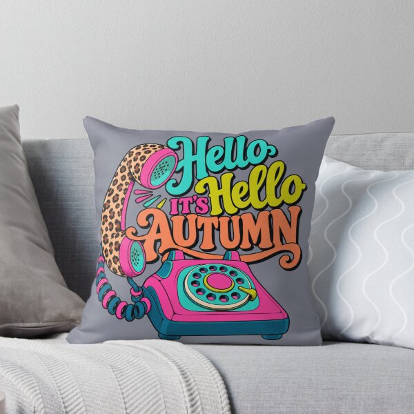 Item preview, Hello Hello It’s Autumn – Retro Leopard Phone designed and sold by Aimetoi.