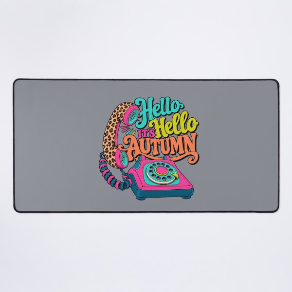 Item preview, Hello Hello It’s Autumn – Retro Leopard Phone designed and sold by Aimetoi.