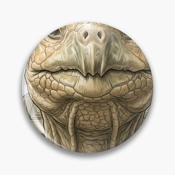 Item preview, Vintage Naturalist Sulcata Tortoise Portrait — Antique Reptile Art designed and sold by Catch333.