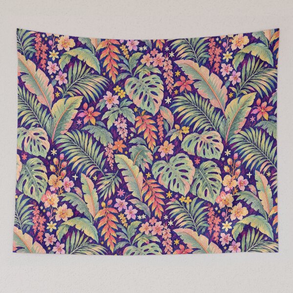 Item preview, Tropical Monstera Garden – Colorful Exotic Floral Pattern designed and sold by Bodique.