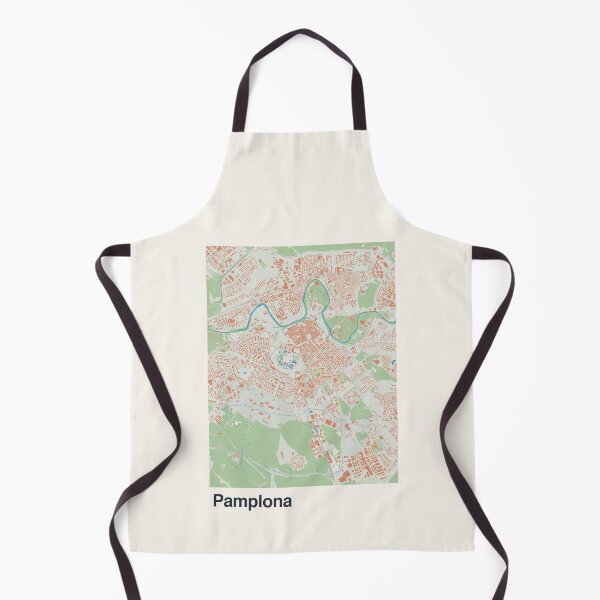 Item preview, Pamplona Minimalistic Map Art designed and sold by MapsNerd.