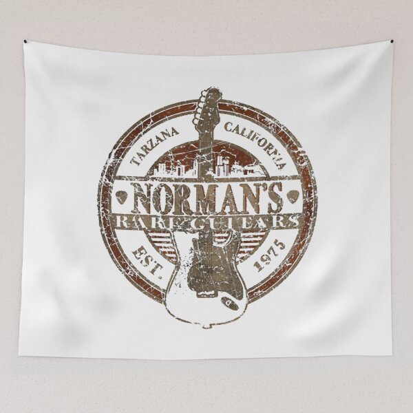 Item preview, Normans's Rare Guitars Distressed Logo designed and sold by EruvynStudiose.