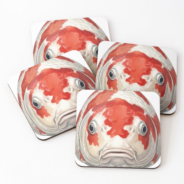 Aperçu de l'œuvre Vintage Naturalist Koi Fish Portrait — Antique Pond Fish Art créée et vendue par Catch333.