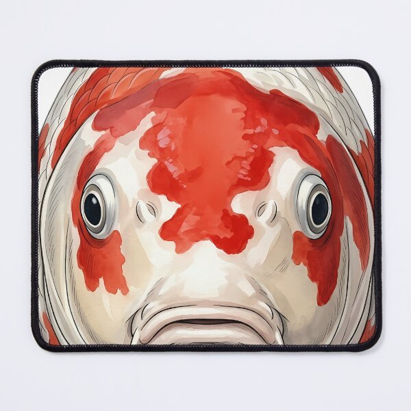 Artikelvorschau, Vintage Naturalist Koi Fish Portrait — Antique Pond Fish Art entworfen und verkauft von Catch333.