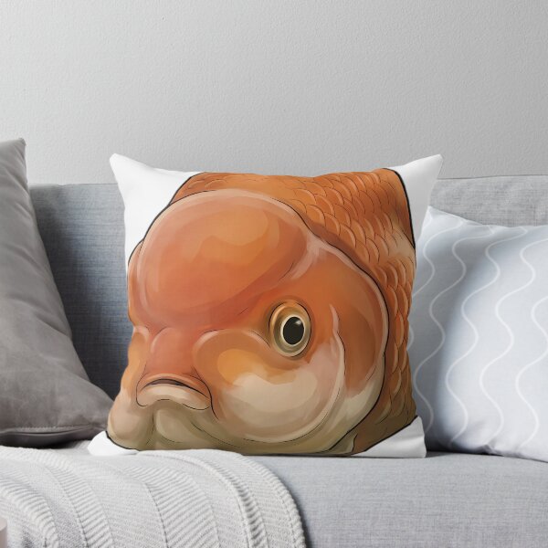 Artikelvorschau, Vintage Naturalist Ranchu Goldfish Portrait — Antique Aquarium Fish Art entworfen und verkauft von Catch333.