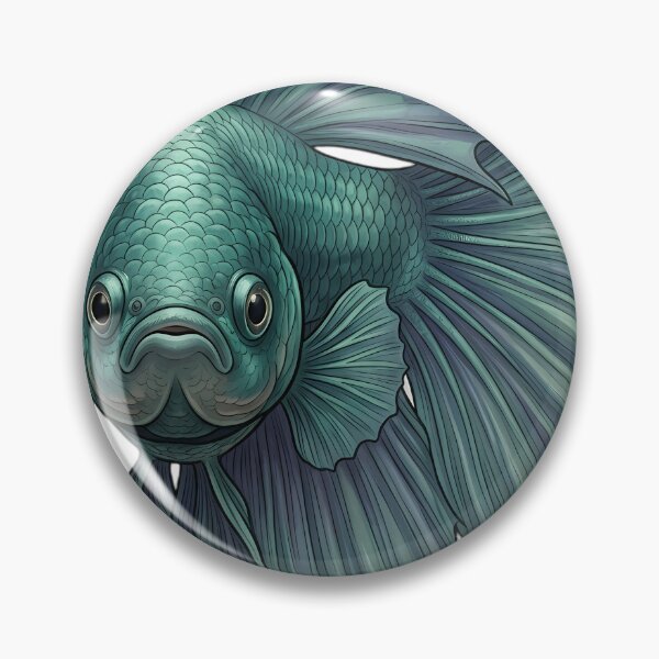 Artikelvorschau, Vintage Naturalist Betta Fish Portrait — Antique Aquarium Fish Art entworfen und verkauft von Catch333.