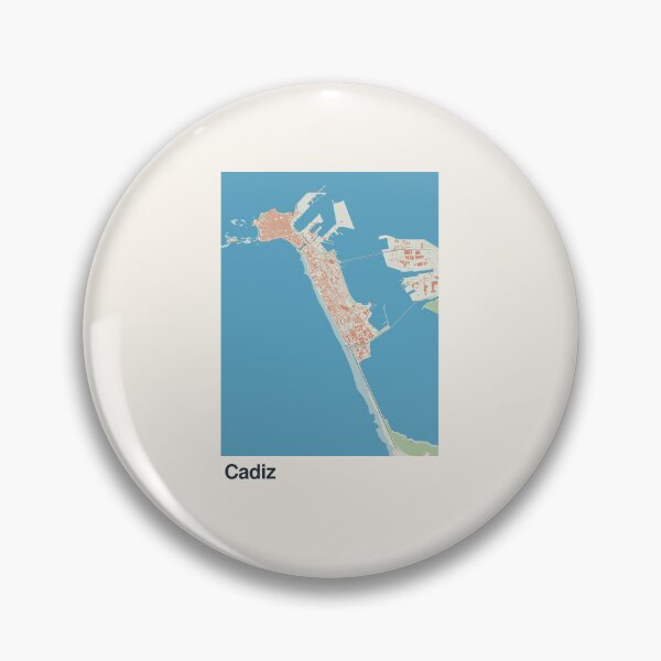 Item preview, Cadiz Minimalistic Map Art designed and sold by MapsNerd.
