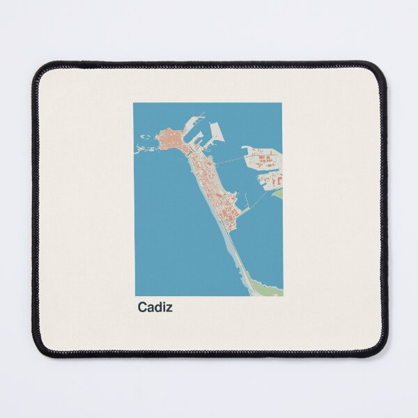 Item preview, Cadiz Minimalistic Map Art designed and sold by MapsNerd.