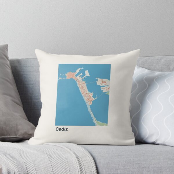 Item preview, Cadiz Minimalistic Map Art designed and sold by MapsNerd.
