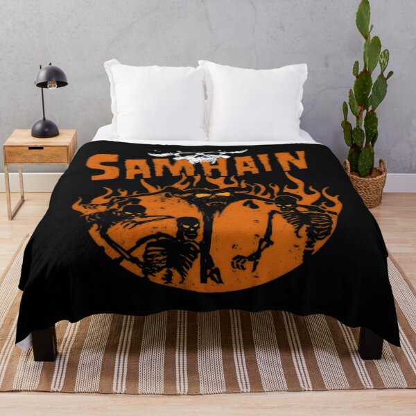 Item preview, Samhains Band Horror Punk Flame Skeleton Art designed and sold by EruvynStudiose.