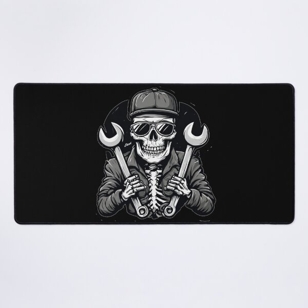 Item preview, Cool Skeleton Mechanic with Wrenches Halloween designed and sold by Digital Design Art.