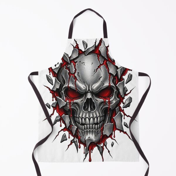 Item preview, Cracked Silver Skull designed and sold by DrawingAndText.