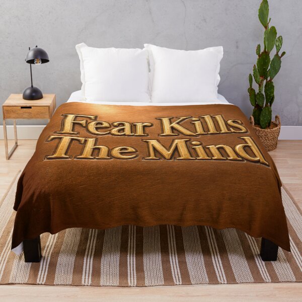 Item preview, Fear Kills The Mind written on copper plate designed and sold by Marcu Ioachim.