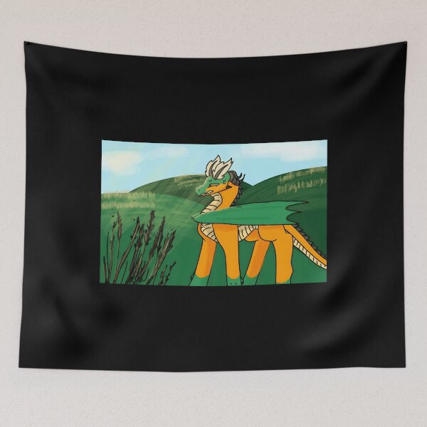 Item preview, Adventurous Dragon in a Green Landscape designed and sold by Catsi-Nook-Art.