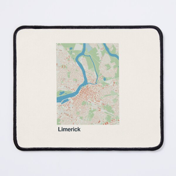 Item preview, Limerick Minimalistic Map Art designed and sold by MapsNerd.
