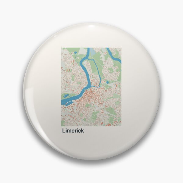 Item preview, Limerick Minimalistic Map Art designed and sold by MapsNerd.
