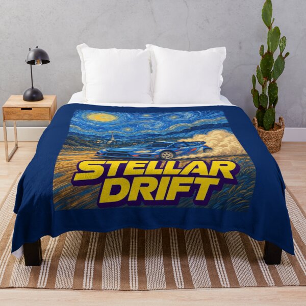 Item preview, Stellar Drift Starry Night Japanese Sports Car Art Parody designed and sold by godfreywagner.