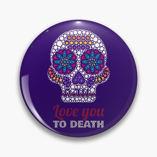 Item preview, Colorful Dot Art Skull designed and sold by Paolo-Bandal.