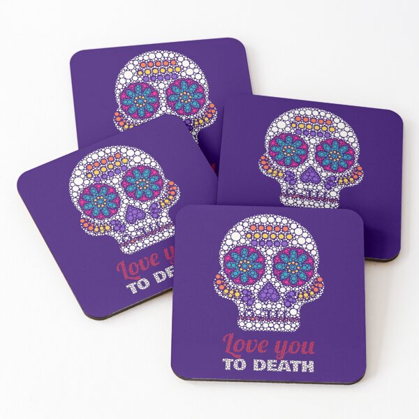 Item preview, Colorful Dot Art Skull designed and sold by Paolo-Bandal.