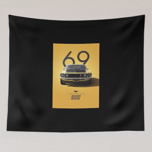 Item preview, Ford Mustang Boss 302 de 1969 designed and sold by Lucy Goosy Art.