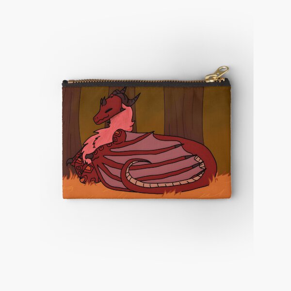 Item preview, Cozy Red Dragon in the Forest designed and sold by Catsi-Nook-Art.
