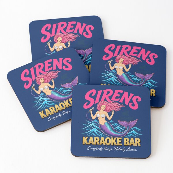 Artikelvorschau, Sirens Karaoke Bar Lustige griechische Mythologie Meerjungfrau Sängerin entworfen und verkauft von godfreywagner.