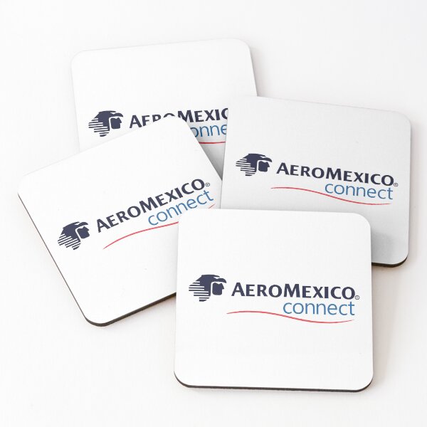 Item preview, Aeromexico Connect Logo - Eagle Warrior Emblem with Blue Wordmark and Red Swoosh designed and sold by florian85.