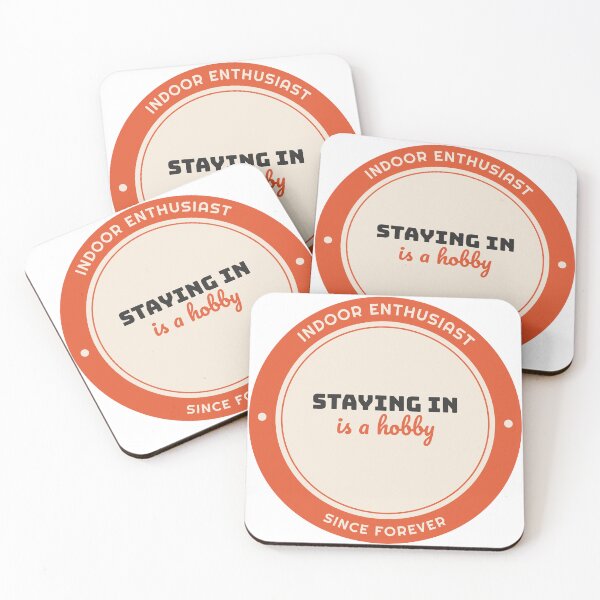 Item preview, Indoor Enthusiast - Retro Homebody Badge designed and sold by AutopilotGoods.