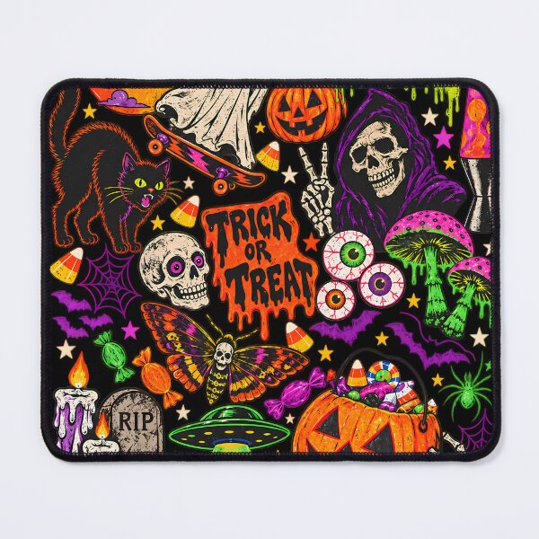 Item preview, 90s Halloween Trick or Treat Nostalgia Spooky Season Candy VHS designed and sold by SavannahCampbel.