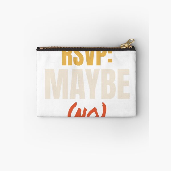 Aperçu de l'œuvre RSVP Peut-être (Non) - Introverti drôle créée et vendue par AutopilotGoods.