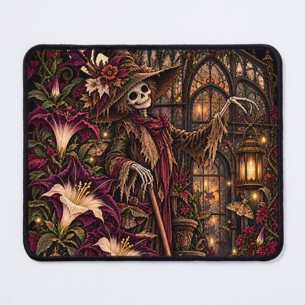 Item preview, Gothic Halloween Garden Scarecrow Victorian Greenhouse designed and sold by DrMerlin.