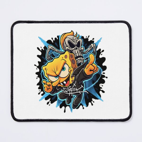 Item preview, SpongeBobSkeleton Edgy Yellow Sponge Skeleton Skull Y2K Streetwear Art designed and sold by EruvynStudiose.