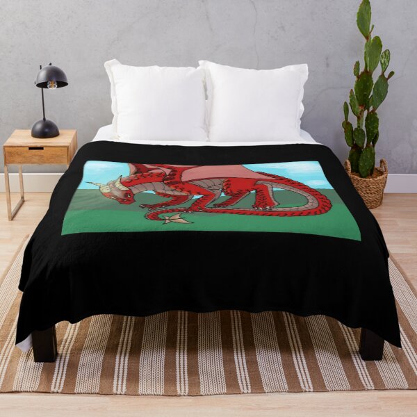 Item preview, Vibrant Red Dragon Illustration designed and sold by Catsi-Nook-Art.