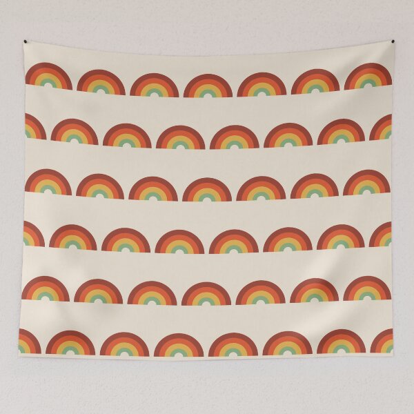 Item preview, Retro Arches Pattern in Sunset Tones designed and sold by AutopilotGoods.