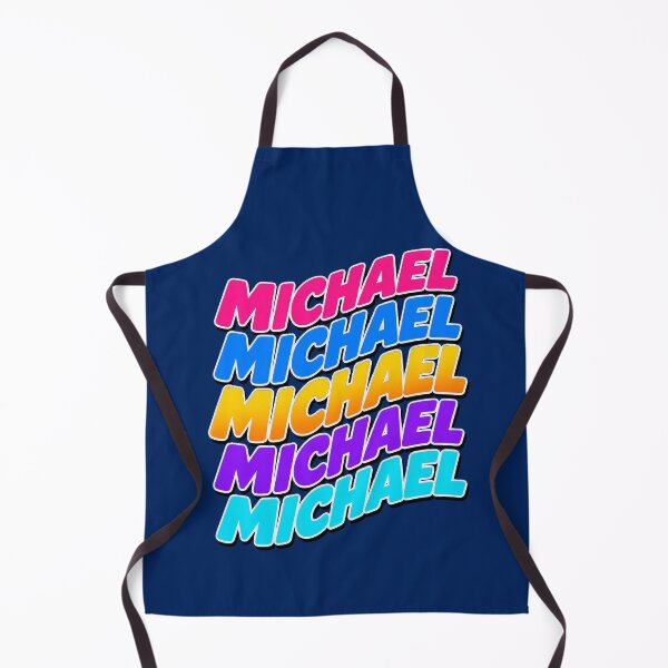 Item preview, Michael Colorful Retro 80s Gradient Name Typography designed and sold by godfreywagner.