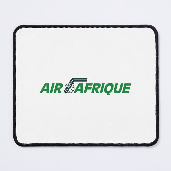 Item preview, Air Afrique Logo - Green Bold Italic Wordmark with Globe Aircraft Emblem Multinational African Airline designed and sold by florian85.