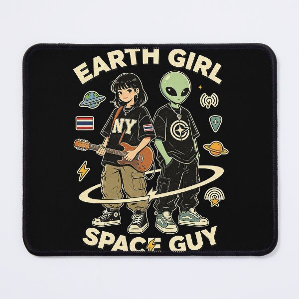 Item preview, Earth Girl Space Guy Cosmic Neighbor Duo designed and sold by NatalieJeans.