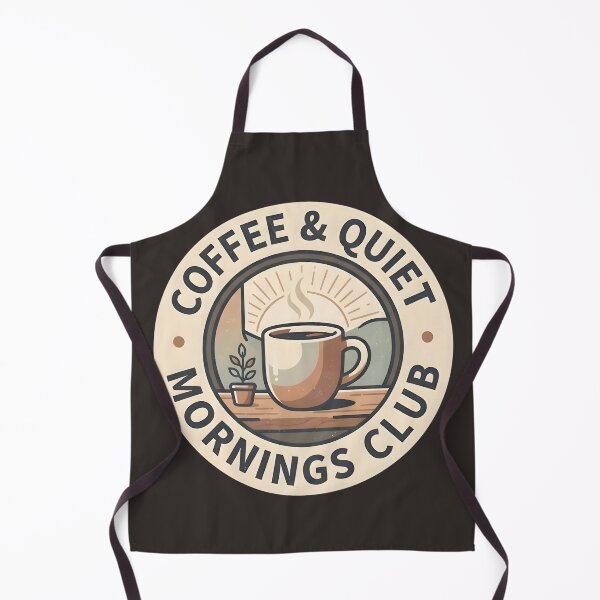 Item preview, Coffee & Quiet Mornings Club Retro Vintage Aesthetic Cozy Coffee Lover Gift T-Shirt designed and sold by MCV-Designs.